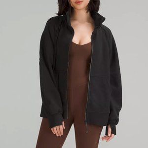 Scuba Oversized Funnel-Neck Full Zip